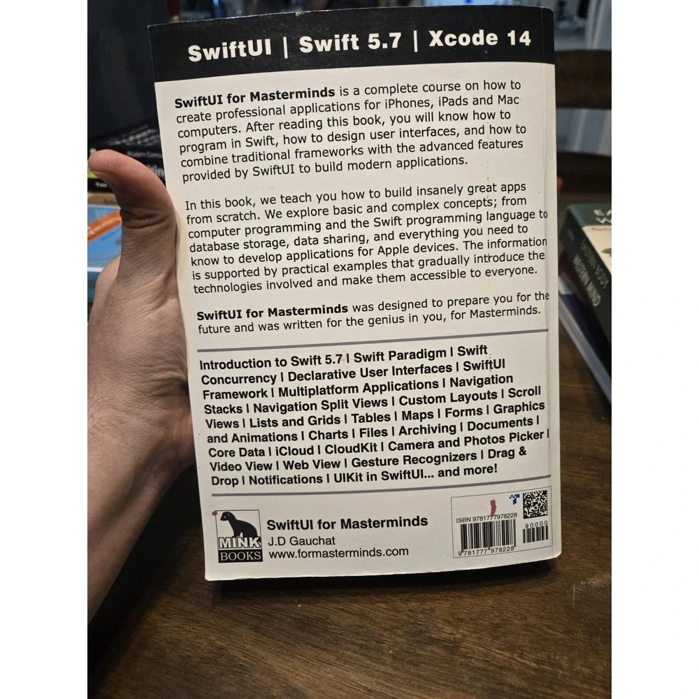 SwiftUI for Masterminds iOS‎ 16 Swift 5.7 Xcode 14 3rd Edition 2022 Book